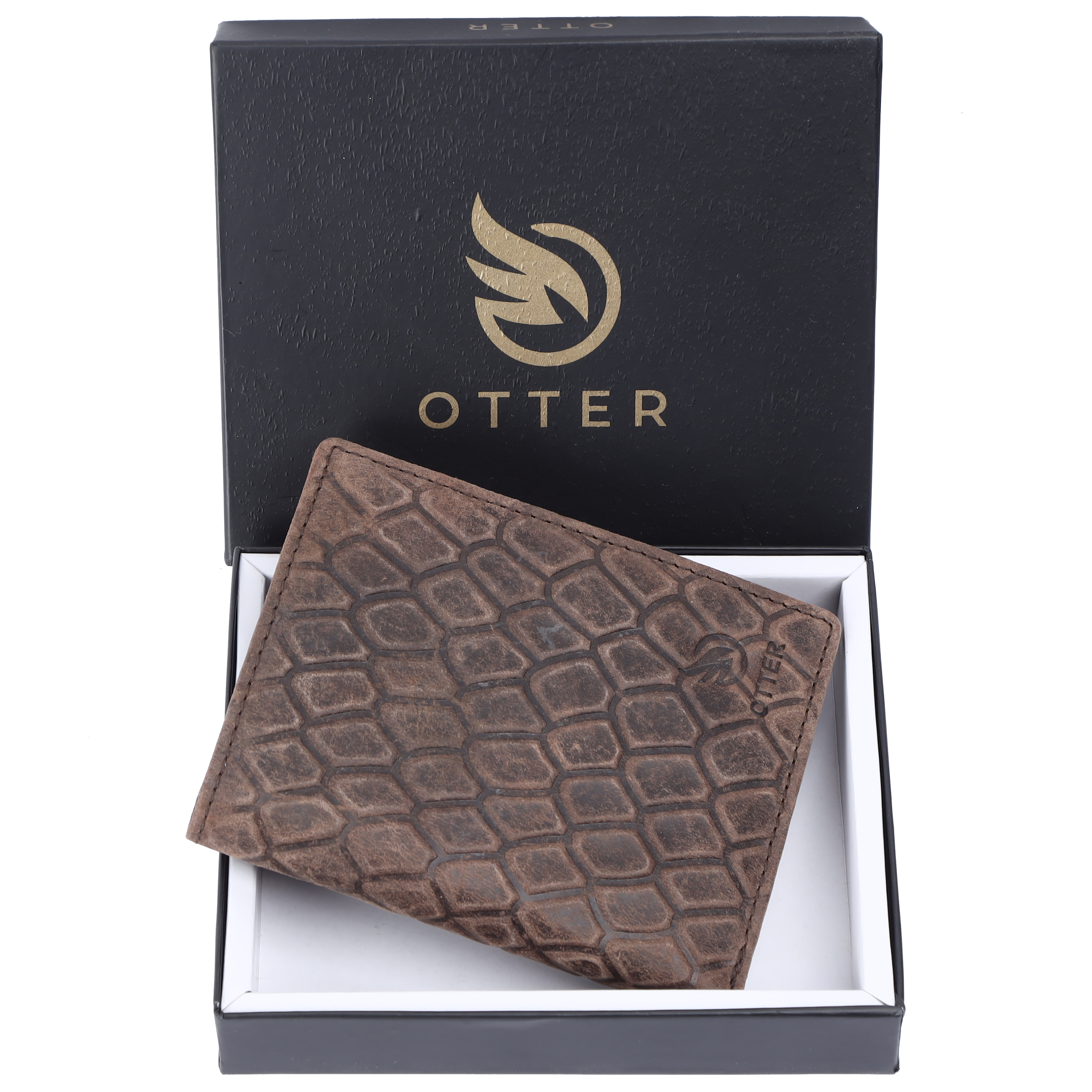 Crocodile Texture Embossed Design
