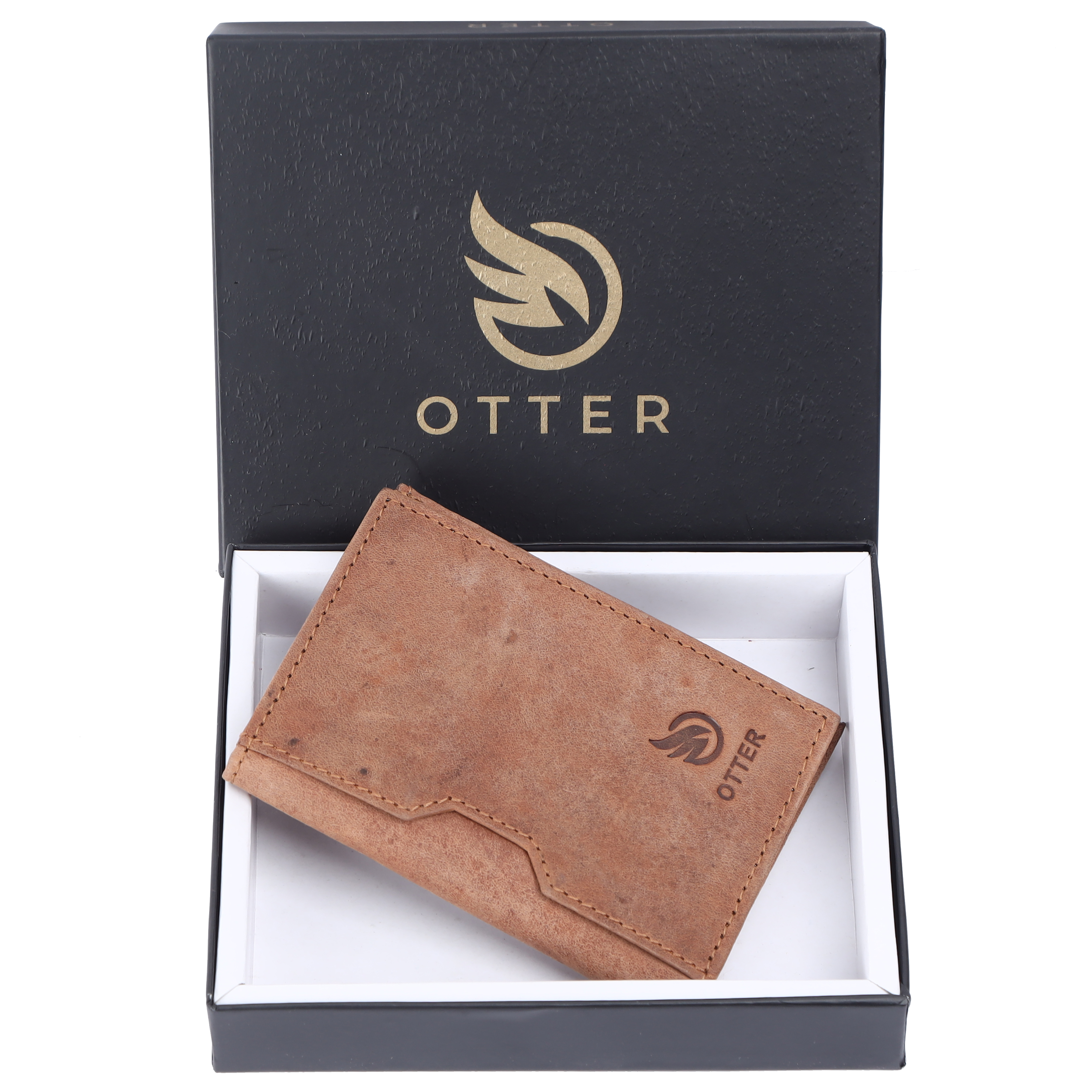 Genuine Leather Wallet in Tan