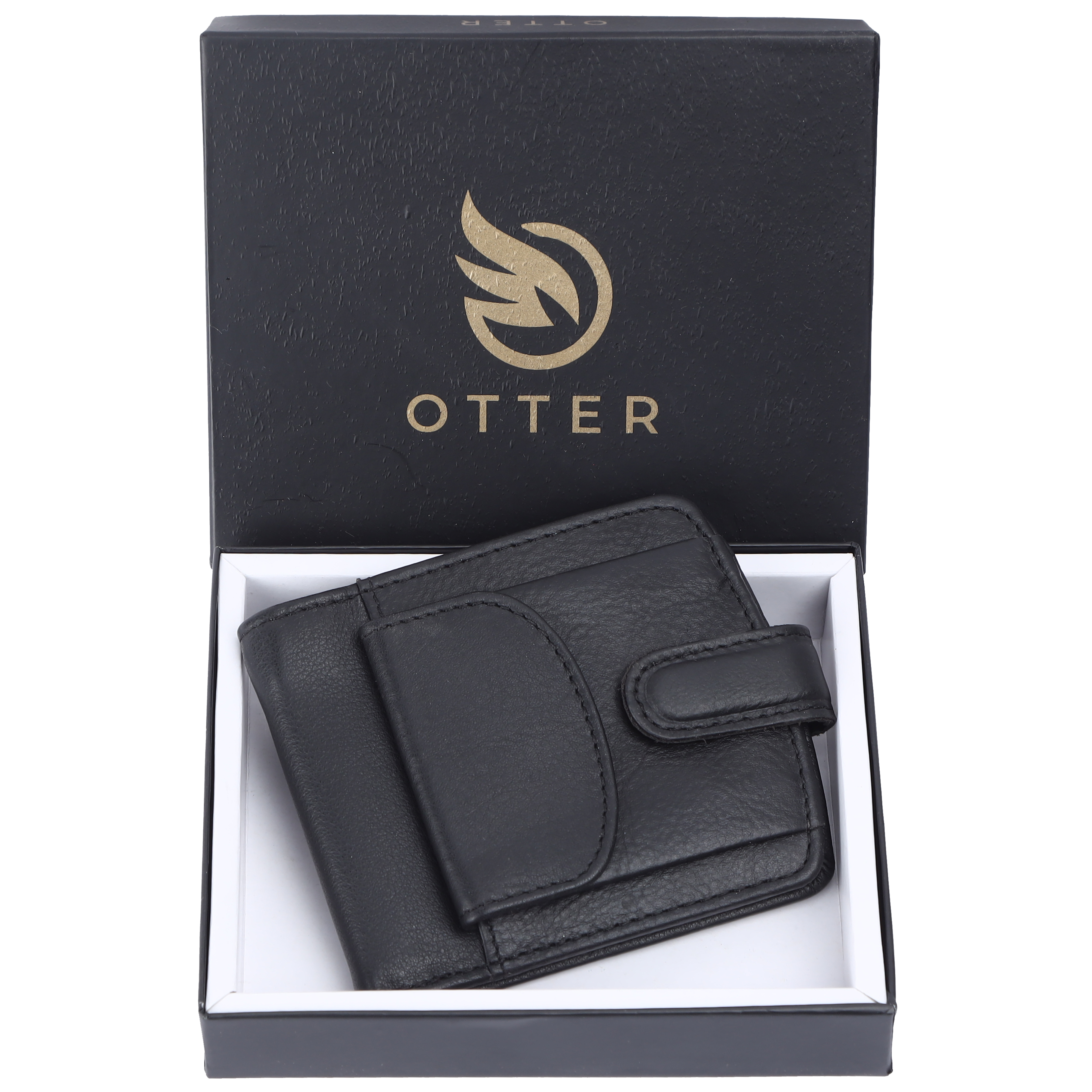 Premium Black Leather Finish