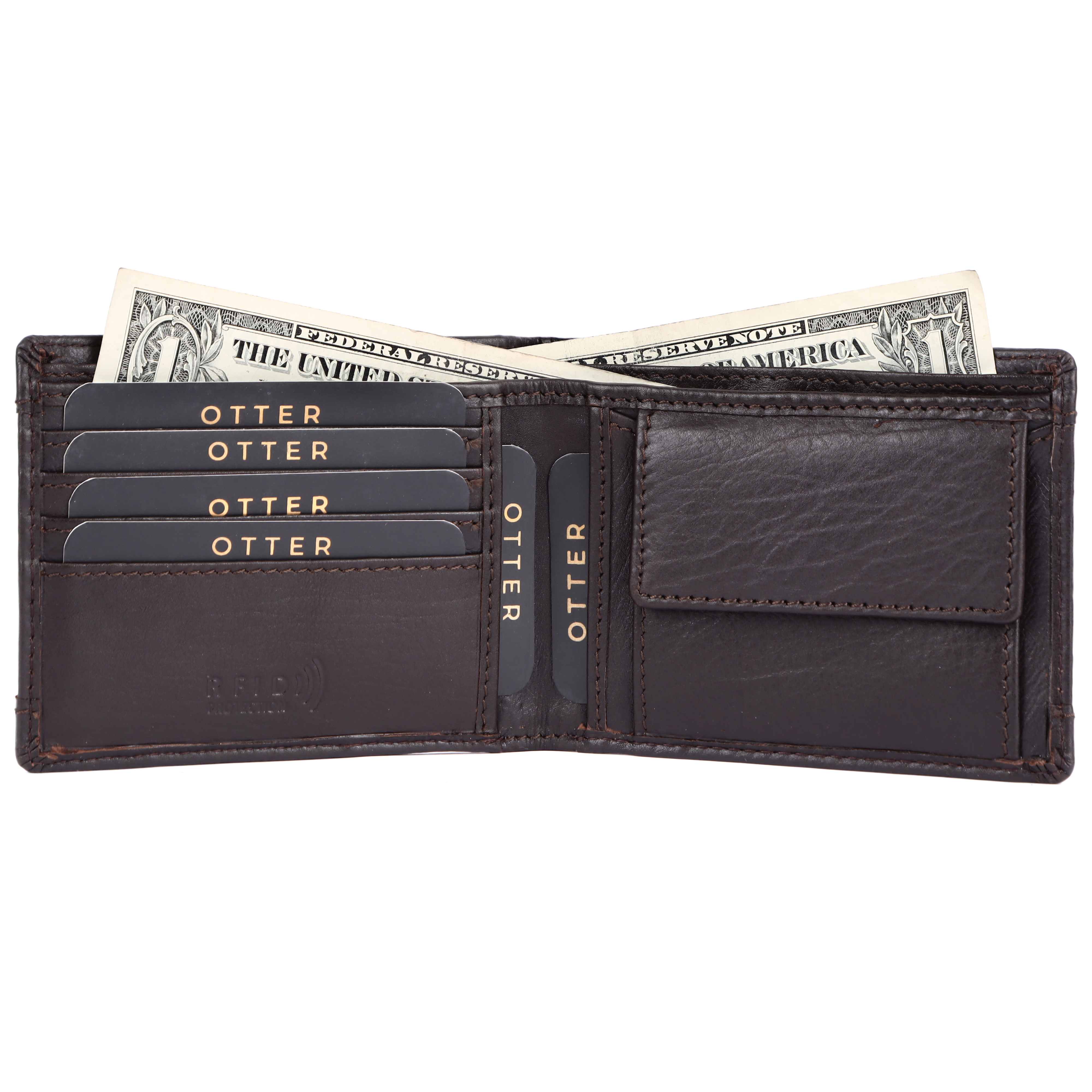Premium Brown Leather Finish