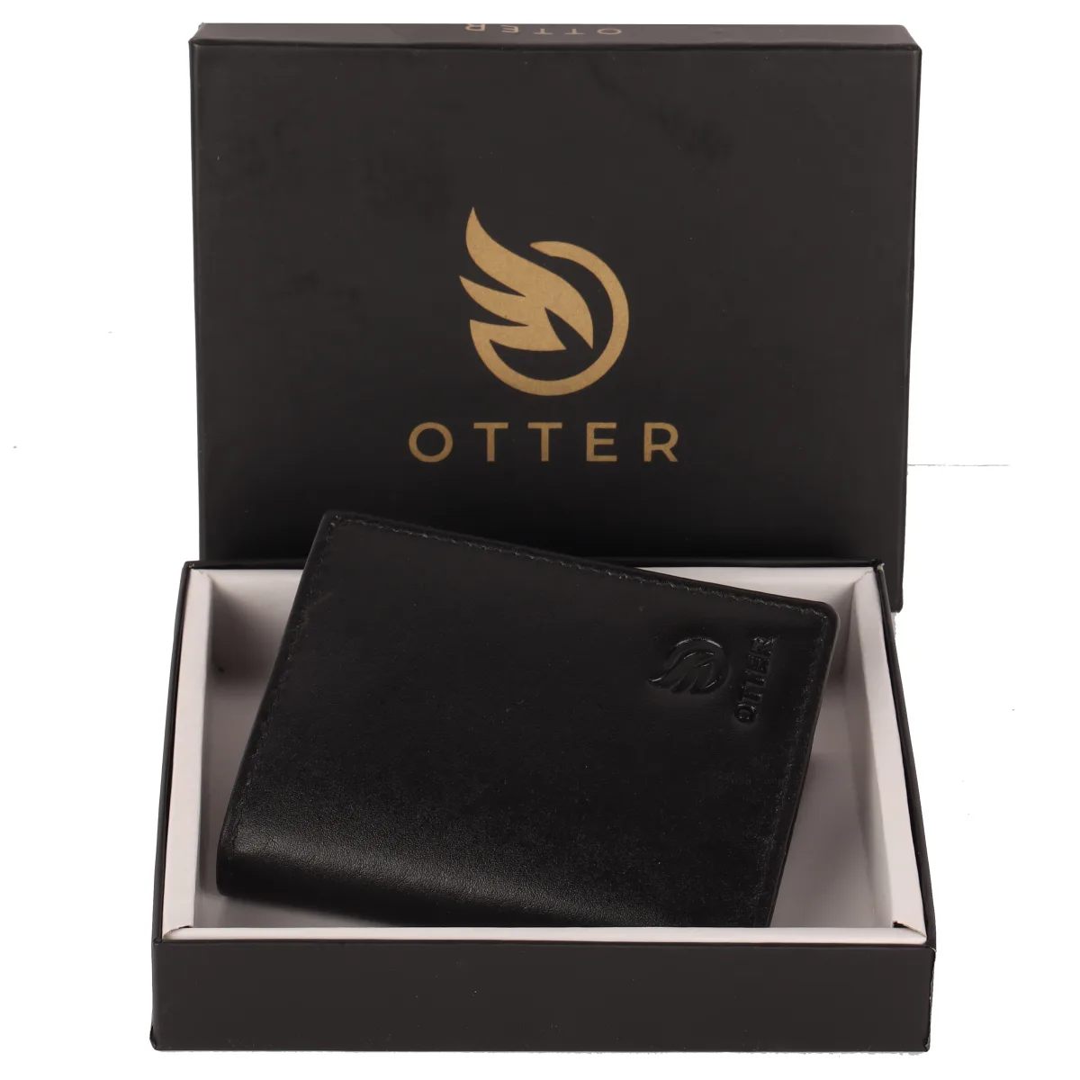 Men's 10-Card Genuine Leather Wallet – Black (2231), additional view 3