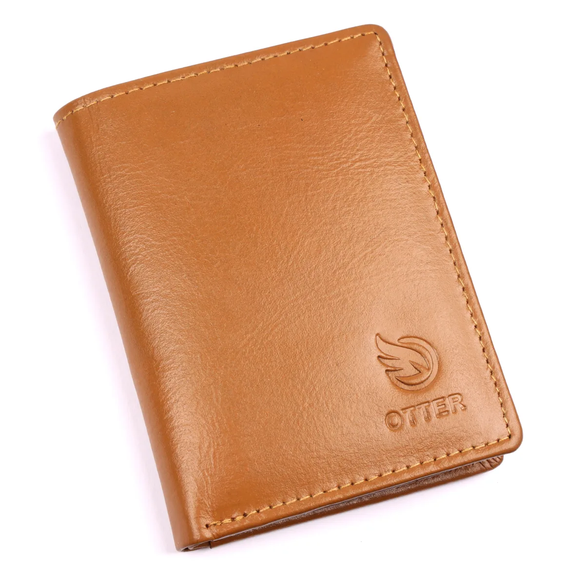 Men's 10-Card Genuine Leather Wallet – Tan (2231), additional view 3