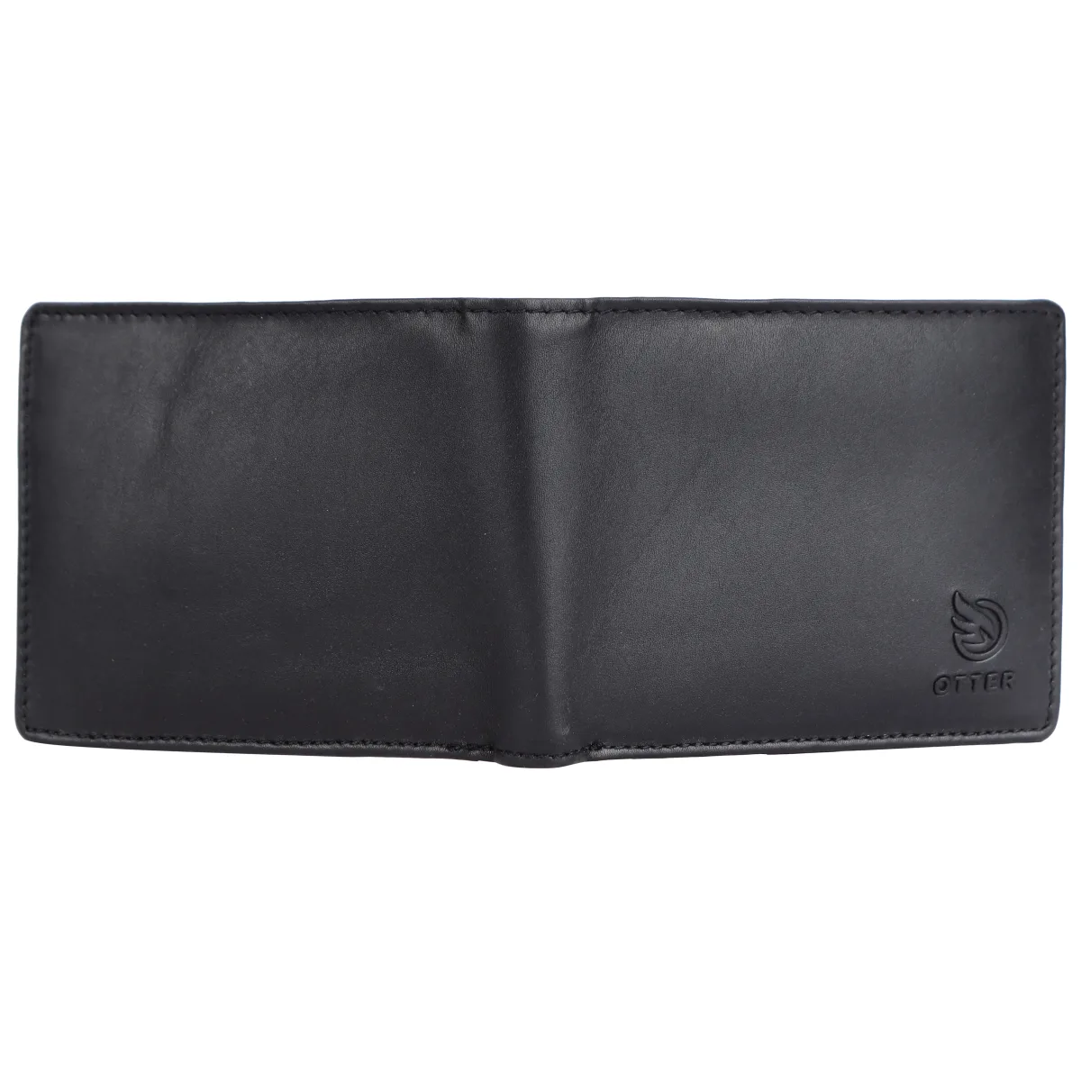 Men's 3-Card Genuine Leather Wallet with Coin Pocket – Black (2226), additional view 2