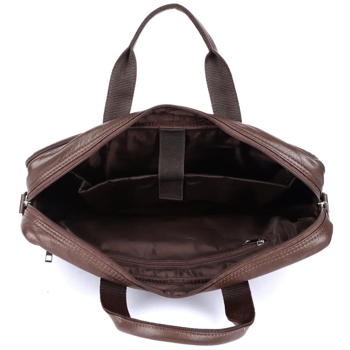 Genuine Leather Laptop Bag – Brown (0605)