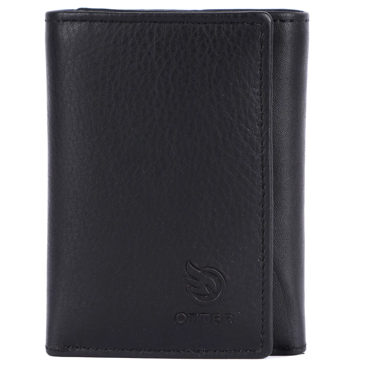 Men's 7-Card Genuine Leather Wallet with Coin Pocket – Black (2215), additional view 4